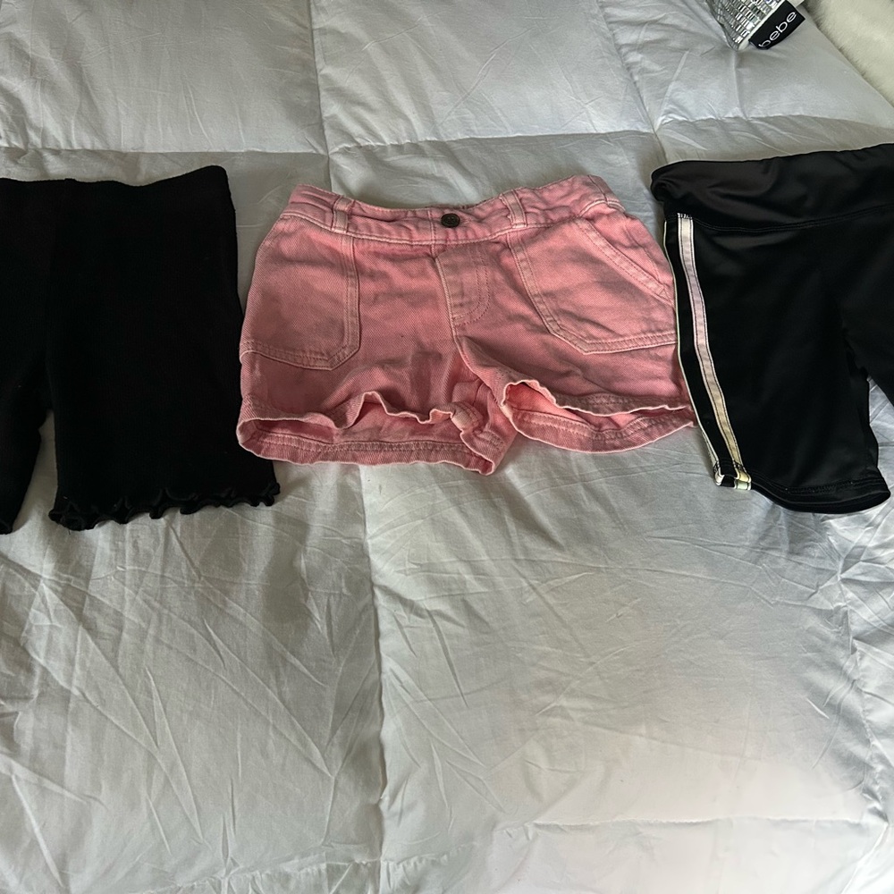 Kids Shorts Set - Pink and Black